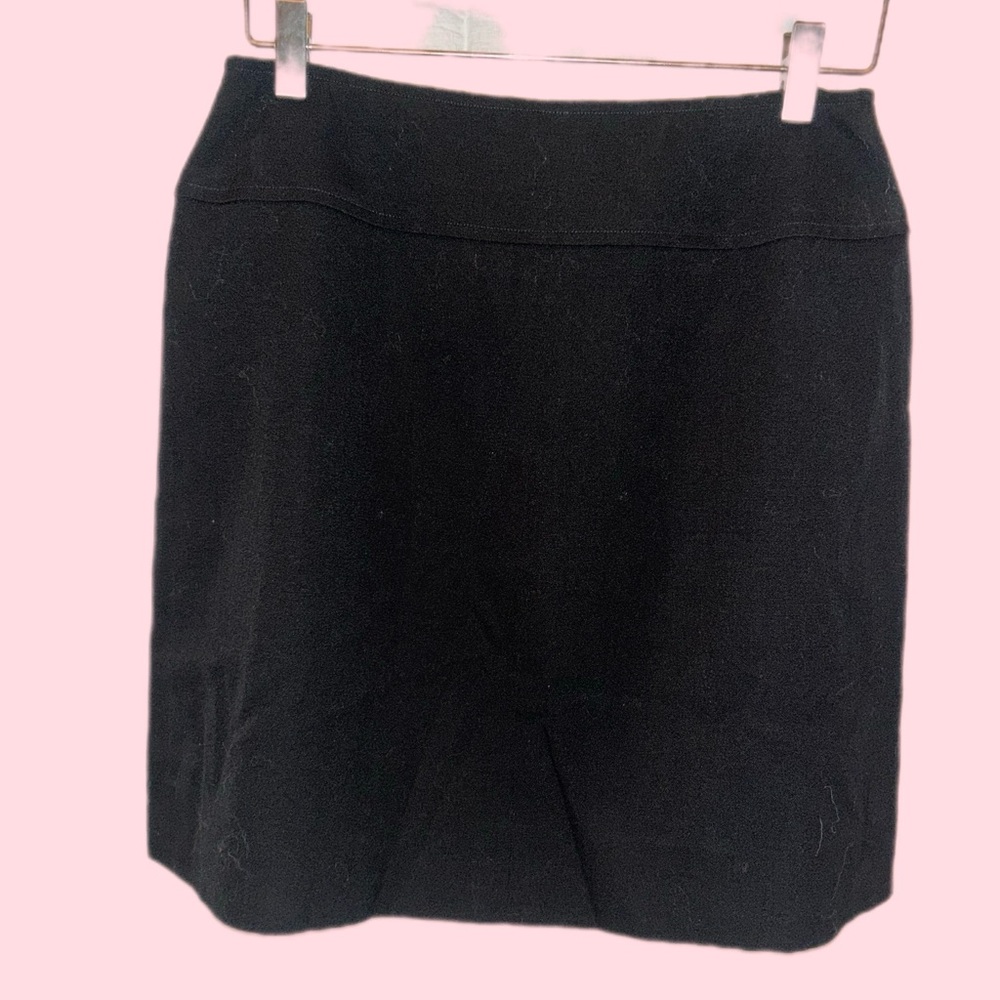 CHANEL zip down side Mini Skirt